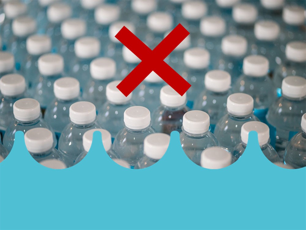 alka2o stop alle bottiglie di plastica